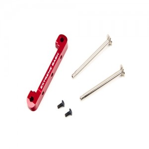 [ARRMA] FRONT UPPER SUSPENSION MOUNT CNC ALUMINUM (RED) 