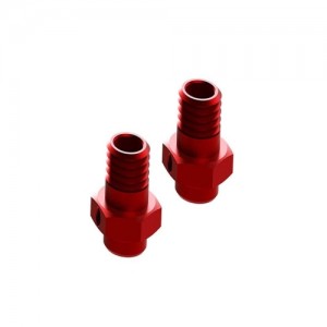 [ARRMA] AR310484 Wheel Hex Alumn 17mm/16.5mm Red (2) 