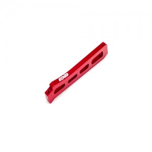 [ARRMA] FRONT CENTER CHASSIS BRACE ALUMINUM 118MM (RED) 