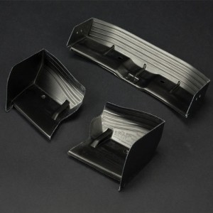 [ARRMA] LIMITLESS WING SET PAINTED (MATTE BLACK) 