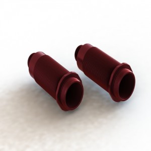 [ARRMA] ALUMINUM SHOCK BODY 16X62MM (RED) (2PCS) 