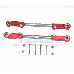 [GPM] ARRMA KRATON 6S BLX Monster Truck Aluminum Stainless Steel Rear Upper Arm Tie Rod - 10pc set - GPM MAK057S [MAK057S] 