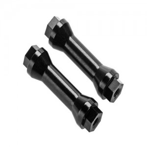 [ARRMA] AR320218 Wing Post Aluminum Black (2) 