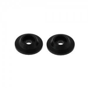 [ARRMA] AR320216 Wing Button Aluminum Black (2) 