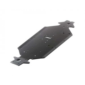 [ARRMA] AR320188 Chassis Aluminum SWB Silver/Blue Typhon 