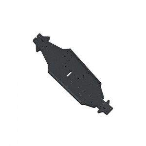 [ARRMA] AR320444 Chassis LWB Aluminum Black Talion 