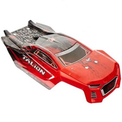 [���ܼ�] ARAC3324 [ARRMA] AR406135 Body Red/Black Pntd W/Decal Talion 6S BLX