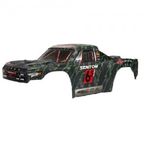 [ARRMA] AR406144 SENTON 6S BLX Painted Body Black/Green 
