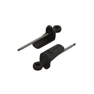 [ARRMA] AR330536 Shock Shaft Eyelet and Spring Perch Front 