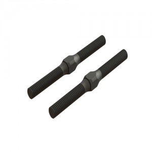 [ARRMA] AR330542 STEEL TURNBUCKLE M4x48mm (Black) (2pcs) 