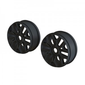 [ARRMA] 1/8 Buggy Wheel, Black (2) (ARA510120) 