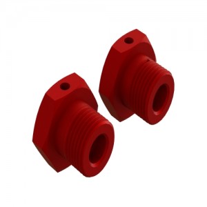 [ARRMA] AR310904 Aluminum Wheel Hex 17mm Red (2) 