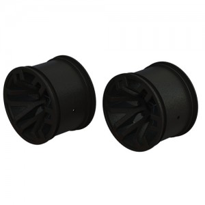 [ARRMA] MT 2.8 WHEEL 14MM HEX (BLACK/2PCS) 