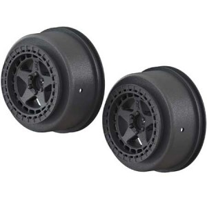 [ARRMA] AR510096 SC 2.2/3.0 Wheel 14mm Hex Black (2) 
