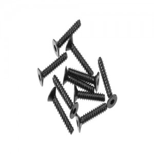 [Axial] AXA0467 Hex Sckt Tapping Flat Hd M3x16mm Blck (10) 