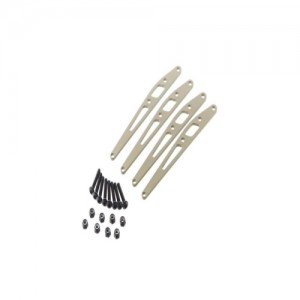 [Axial] AX31245 Lower Link Plate Set Aluminum (4) 