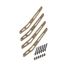 [Axial] AX31244 Upper Link Plate Set Aluminum (4) 