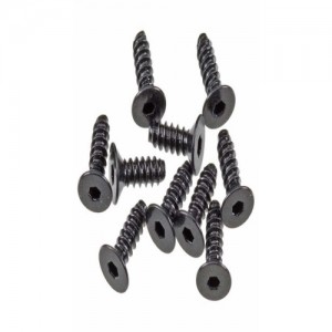 [Axial] AXA0413 Hex Sckt Tapping Flat Hd M2.6x8mm Blk(10) 