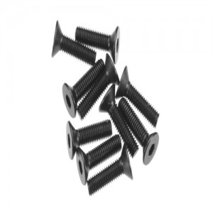 [Axial] AXA146 Hex Socket Flat Head M3x12mm Black (10) 