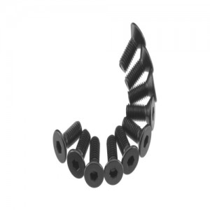 [Axial] AXA144 Hex Flat Head M3X8mm Black (10) 