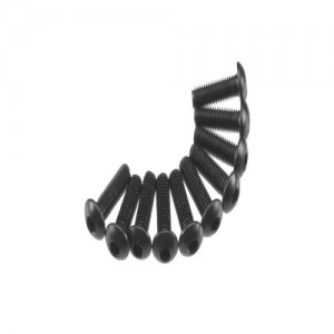 [Axial] AXA115 Hex Socket Button Head M3x10mm Black (10) 