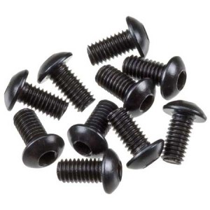 [Axial] AXA0113 Hex Socket Button Head Black M3x6mm (10) 