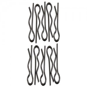 [Axial] AXA1059 Body Clip 6mm Black (10) 