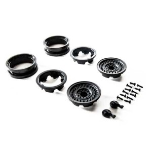[Axial] 1.9 MW19 Beadlock Wheels - Black (2pcs) 