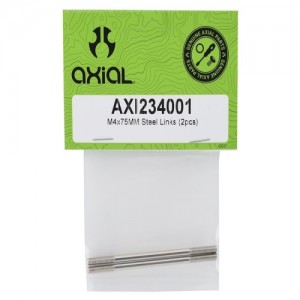 [Axial] M4 x 75mm Steel Links (2) (AXI234001) 