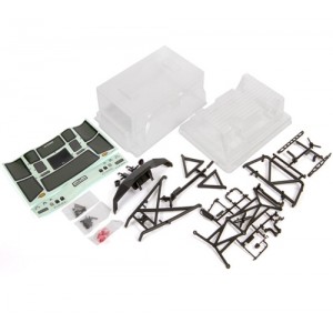 [Axial] Bed, .040 Cut, Clear: UMG10 6x6 (AXI230004) 