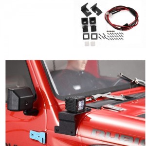 14255 [������] Bracket LED Spotlight For 1/10 RC Crawler Car Traxxas TRX4 Defender TRX6 G63 AXIAL SCX10 III JEEP 