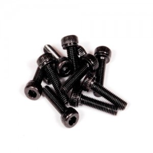 [Axial] AXA086 M3x12mm Cap Head (Black) (10 pcs) 