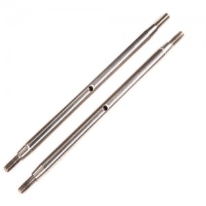 [Axial] Stainless Steel M6x 117mm Link (2pcs): SCX10 III 