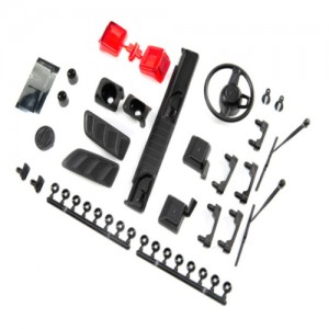 [Axial] Exterior Body Detail Parts Jeep JLU: SCX10 III �ܺιٵ� ������ ��Ʈ 