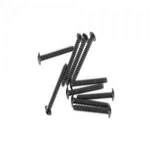 [Axial] AXA440 Hex Sckt Tapping Button Hd Blk M3x25mm(10) 