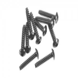 [Axial] AXA0437 Hex Sckt Tapping Button Hd M3x15mm Blk(10) 