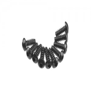 [Axial] AXA434 Hex Tap Button Head M3x8mm Black (10) 