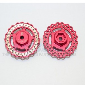 [GPM] ALUMINIUM REAR WHEEL HEX WITH BRAKE DISK-2PCS 
