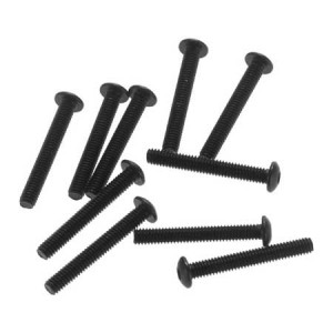 [Axial] AX31491 Hex Socket Button Head M2.6x1mm Black (10) 