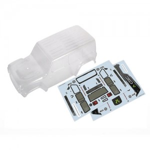 [Axial] 2019 Jeep JLU CRC Body, Clear & Precut: SCX24 (1/24 ������) 
