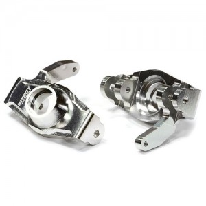 [INTEGY] T6721SILVER Billet Machined Steering Knuckle for HPI Savage X 4.6 2011, Flux & Savage XL 