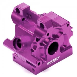 [INTEGY] T5022PURPLE Billet Machined Front/Rear Gear Box Case for HPI 1/12 Savage XS Flux 