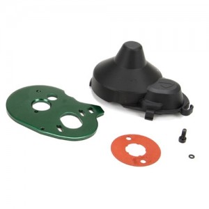 [VATERRA] Motor Plate, Gear Cover & Hdw(Vaterra Ascender) 