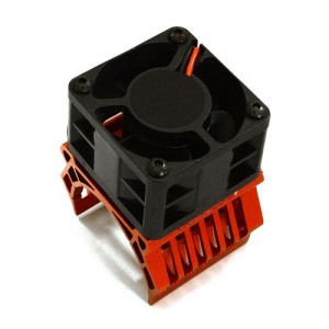 [INTEGY] 36mm Motor Heatsink 40x40mm Cooling Fan 16k rpm for 1/10 TR-MT10E & TRX-4 C28599RED 