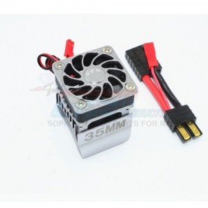 [GPM] TRX4018FAN-R TRX-4 Alum. 35mm Motor Heatsink w/Cooling Fan ���� 