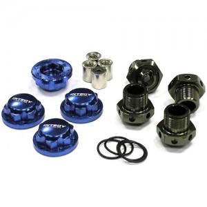 [INTEGY] 24mm Hex Wheel (4) Hub 6mm Offset for Traxxas 1/10 T-Maxx & Revo 