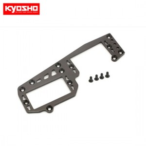 [KYOSHO] Radio Plate (Gunmetal/MP10) 