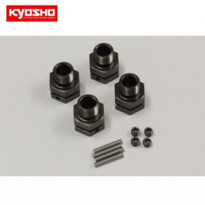 [KYOSHO] Wheel Hub(M/ST-R/Gunmetal/4pcs) 