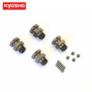 [KYOSHO] Wheel Hub (L/Gunmetal/ST-RR Evo/4set) 