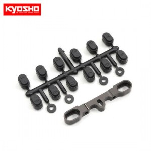 [KYOSHO] Aluminum Rear Sus. Holder (RR/Gunmetal) 